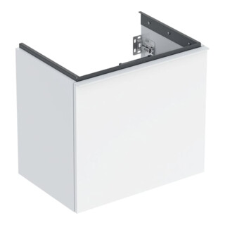Geberit Meuble sous lavabo Acanto, largeur 60 cm, blanc brillant / blanc mat