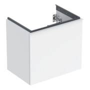 Geberit Meuble sous lavabo Acanto, largeur 60 cm, blanc brillant / blanc mat
