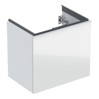 Geberit Meuble sous-lavabo Acanto vrk A, B 60 cm, blanc brillant / blanc laqué / blanc mat