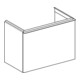 Geberit Meuble sous-lavabo Acanto vrk A, B 74 cm, blanc laqué hgl / blanc laqué gl / blanc mat-2