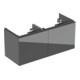 Geberit Meuble sous-lavabo double Acanto 1 tiroir latéral, 1 tiroir en I, L 119 cm, H/P-1