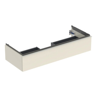 Geberit Meuble sous-lavabo iCon 118,4x24,7x47,6 cm, blanc brillant/sable mat