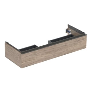 Geberit Meuble sous-lavabo iCon 118,4x24,7x47,6cm, noyer/poignée lava mat