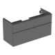 Geberit Meuble sous lavabo iCon 118,4x61,5x47,6cm, 2 tiroirs, la. m/la. ma-1