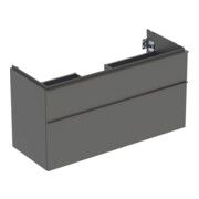 Geberit Meuble sous lavabo iCon 118,4x61,5x47,6cm, 2 tiroirs, la. m/la. ma