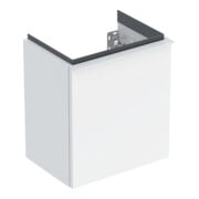Geberit Meuble sous lavabo iCon 37x41,5x27,9 cm, 1 porte, à droite, blanc/laminé brillant-1