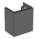 Geberit Meuble sous lavabo iCon 37x41,5x27,9 cm, 1 porte, à gauche, laqué mat/laqué brillant-1