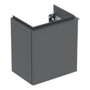 Geberit Meuble sous lavabo iCon 37x41,5x27,9 cm, 1 porte, à gauche, laqué mat/laqué brillant-1