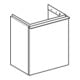 Geberit Meuble sous lavabo iCon 37x41,5x27,9 cm, 1 porte, à gauche, laqué mat/laqué brillant