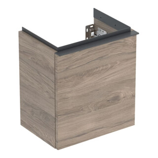 Geberit Meuble sous-lavabo iCon 37x41,5x27,9 cm, 1 tiroir, à droite, noyer/grand