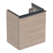 Geberit Meuble sous lavabo iCon 37x41,5x27,9 cm, 1 tiroir, à gauche, blanc/gris clair mat-1
