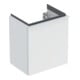 Geberit Meuble sous lavabo iCon 37x41,5x27,9 cm, 1 tiroir, à gauche, blanc mat/gris mat-1