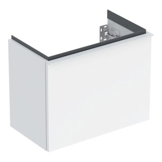 Geberit Meuble sous lavabo iCon 52x41,5x30,7 cm, 1 tiroir, blanc laqué brillant