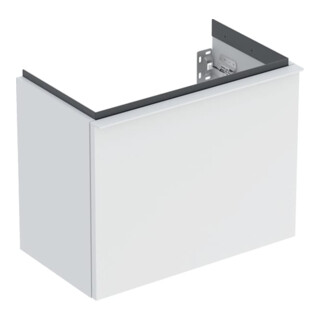 Geberit Meuble sous-lavabo iCon 52x41,5x30,7 cm, 1 tiroir, blanc ma/Gr blanc ma
