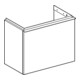 Geberit Meuble sous lavabo iCon 52x41,5x30,7 cm, 1 tiroir, chêne/gr. la. ma