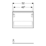 Geberit Meuble sous lavabo iCon 52x41,5x30,7 cm, 1 tiroir, laqué mat-4