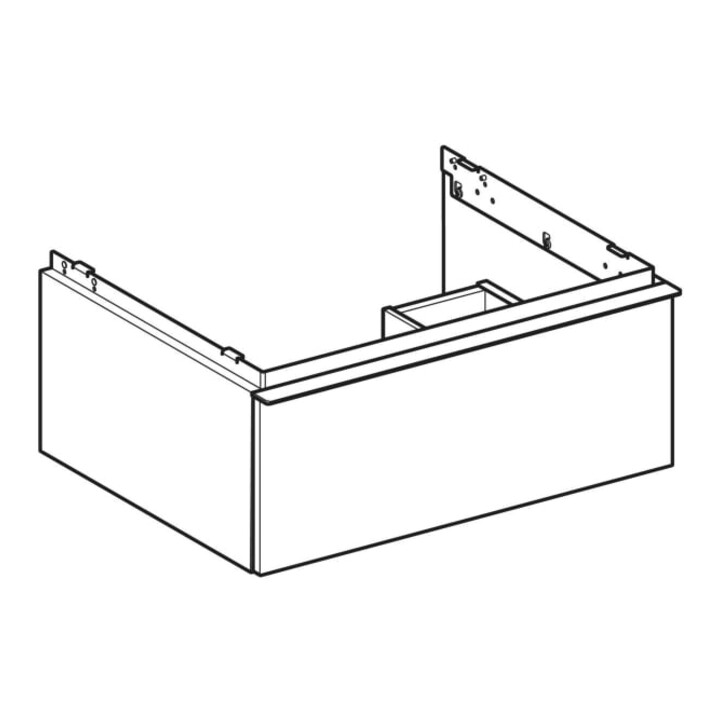 Geberit Meuble sous-lavabo iCon 59,2x24,7x47,6 cm, blanc mat