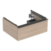 Geberit Meuble sous lavabo iCon 59,2x24,7x47,6 cm, chêne/poignée lava mat