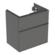 Geberit Meuble sous-lavabo iCon 59,2x61,5x41,6 cm, 2 tiroirs, la. m/la. ma-1