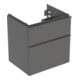 Geberit Meuble sous lavabo iCon 59,2x61,5x47,6cm, 2 tiroirs, la. m/la. ma-1