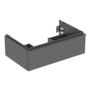 Geberit Meuble sous lavabo iCon 74x24,7x47,6 cm, lava mat/lava mat