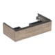 Geberit Meuble sous lavabo iCon 88,8x24,7x47,6cm, noyer/poignée lave mat-1
