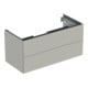 Geberit Meuble sous lavabo One 103,6x50,4x47 cm, greige/laqué m, 2 L-1