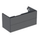 Geberit Meuble sous lavabo One 103,6x50,4x47 cm, lava/laqué m, 2 L-1