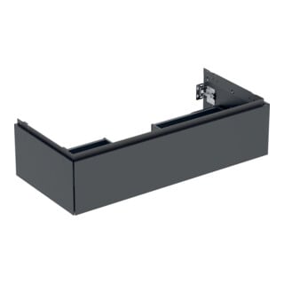 Geberit Meuble sous lavabo One 103,6x50,4x47 cm, mat noir, 1 tiroir