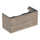 Geberit Meuble sous lavabo One 103,6x50,4x47 cm, N hêtre/Mélaminé, 2 tiroirs-1