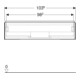 Geberit Meuble sous lavabo One 103,6x50,4x47cm, sable-gris/H I, 1 tiroir