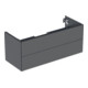 Geberit Meuble sous-lavabo One 118,4x50,4x47 cm, lava/laqué m, 2 L-1