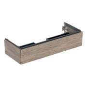Geberit Meuble sous-lavabo One 118,4x50,4x47 cm, N hêtre/Mela bois, 1 L