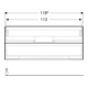 Geberit Meuble sous lavabo One 118,4x50,4x47 cm, sable-gris/l hg, 2 tiroirs-5
