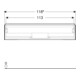 Geberit Meuble sous lavabo One 118,4x50,4x47cm, greige/laqué m, 1 L