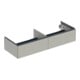 Geberit Meuble sous-lavabo One 133,2x50,4x47 cm, 2 tiroirs, greige/laqué-1
