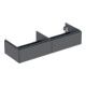 Geberit Meuble sous lavabo One 133,2x50,4x47 cm, 2 tiroirs, lava/laqué ma-1