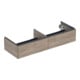 Geberit Meuble sous-lavabo One 133,2x50,4x47 cm, 2 tiroirs, N hick./bois mélaminé-1