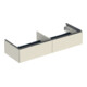 Geberit Meuble sous-lavabo One 133,2x50,4x47 cm, 2 tiroirs, sable-gris/l hg-1