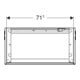 Geberit Meuble sous lavabo One 2 tiroirs, blanc brillant, 74,5x46,5x39,6 cm-5