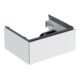 Geberit Meuble sous lavabo One 59,2x50,4x47 cm, blanc laqué, 1 tiroir-1