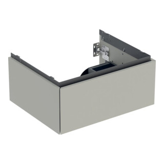 Geberit Meuble sous-lavabo One 59,2x50,4x47 cm, greige/laqué m, 1 L
