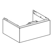 Geberit Meuble sous-lavabo One 59,2x50,4x47 cm, greige/laqué m, 1 L-2