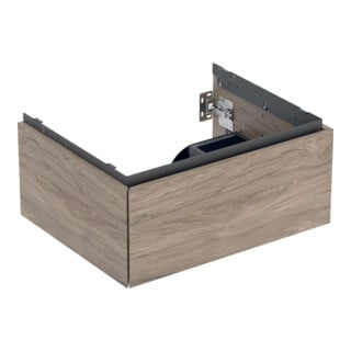 Geberit Meuble sous-lavabo One 59,2x50,4x47 cm, N hêtre/Mélaminé, 1 tiroir