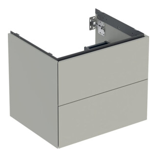 Geberit Meuble sous-lavabo One 59,2x50,4x47cm, greige/laqué m, 2 L