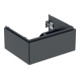 Geberit Meuble sous lavabo One 59,2x50,4x47cm, noir mat, 1 tiroir-1