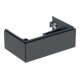 Geberit Meuble sous lavabo One 74x50,4x47 cm, noir mat, 1 tiroir-1