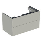 Geberit Meuble sous lavabo One 88,8x50,4x47 cm, greige/laqué m, 2 L