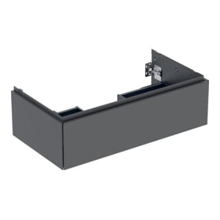 Geberit Meuble sous lavabo One 88,8x50,4x47 cm, lave/laqué m, 1 tiroir
