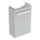 Geberit Meuble sous lavabo Renova Compact 40,8x60,5x23,1 cm, 1 tiroir, gris foncé/poignée chromée-1